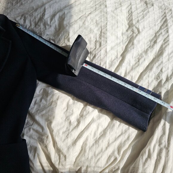 Aritzia Wilfred Jared Wool Coat - 2018 - Royal Navy - Sz XXS - Picture 15 of 16